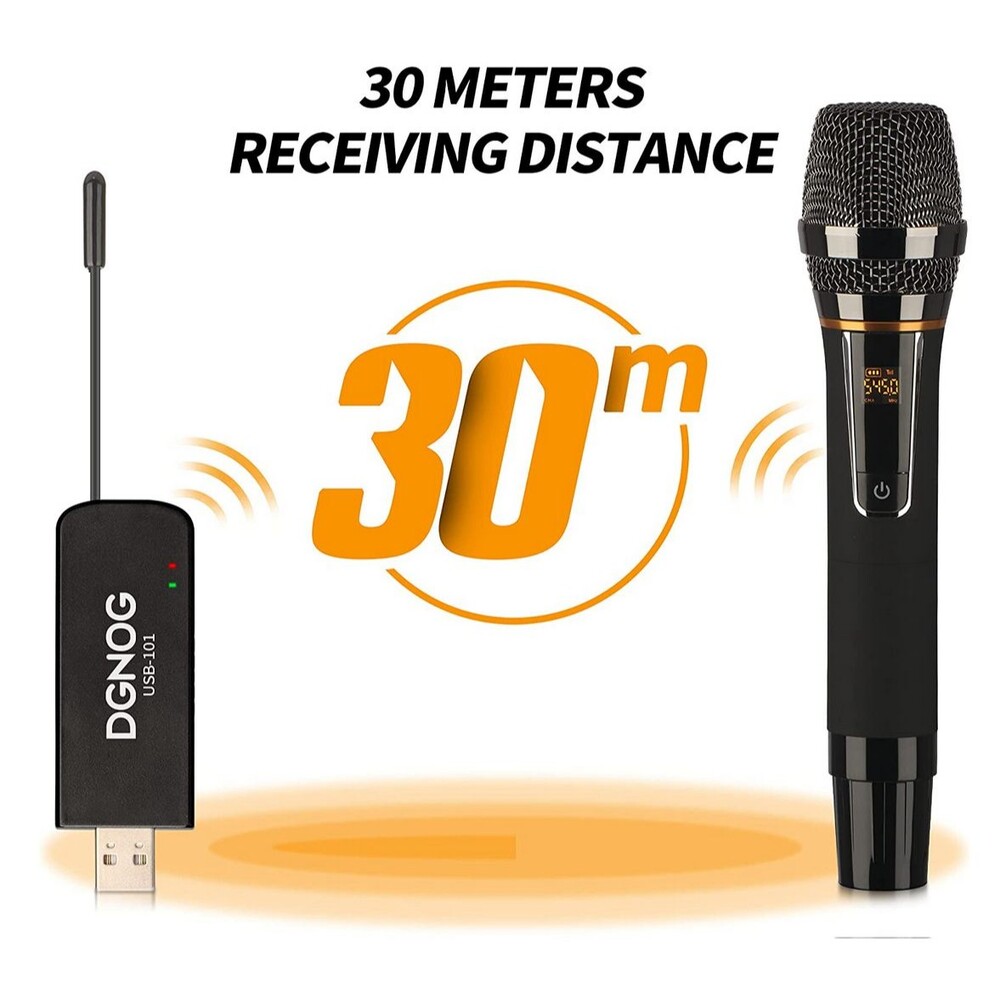 Wireless USB Microphone Handheld Wireless Microphones Systems for Computer wi... - Picture 3 of 6